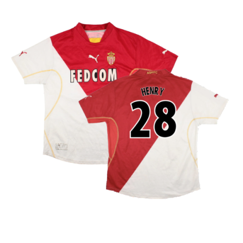 Monaco 2002-03 Home Shirt (XL) (Fair) (HENRY 28)