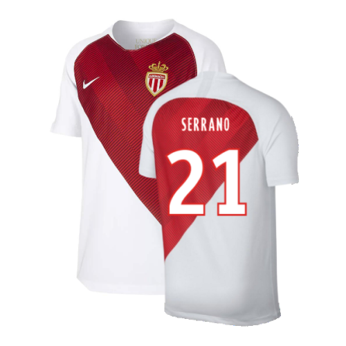 Monaco 2018-19 Home Shirt (S) (Excellent) (Serrano 21)