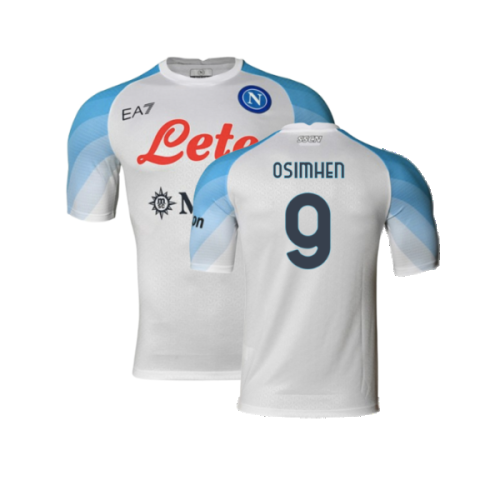 Napoli 2022-2023 Away Player Issue Shirt (XL) (Very Good) (Osimhen 9)