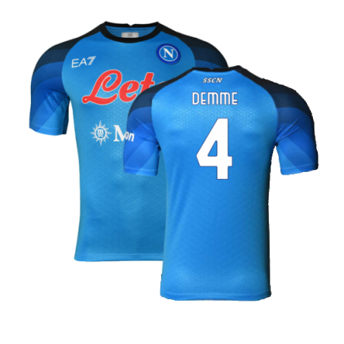 Napoli 2022-23 Player Issue Home Shirt (3XL) (Demme 4) (Excellent)