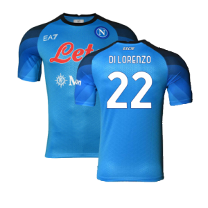 Napoli 2022-23 Player Issue Home Shirt (L) (Excellent) (Di Lorenzo 22)