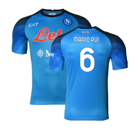 Napoli 2022-23 Player Issue Home Shirt (S) (Very Good) (Mario Rui 6)