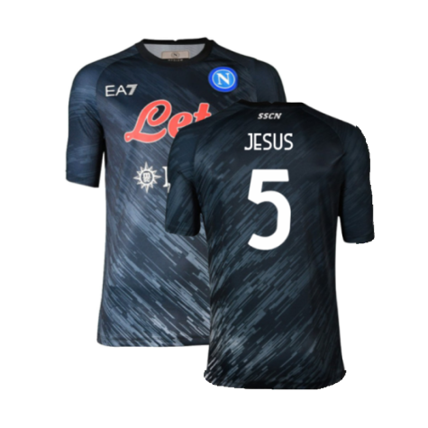 Napoli 2022-23 Third Shirt (L) (Good) (Jesus 5)