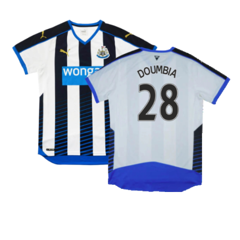 Newcastle United 2015-16 Home Shirt (S) (Excellent) (Doumbia 28)