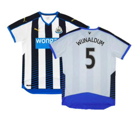 Newcastle United 2015-16 Home Shirt (XL) (Good) (Wijnaldum 5)