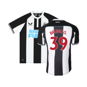 Newcastle United 2021-22 Home Shirt (M) (Mint) (BRUNO G. 39)