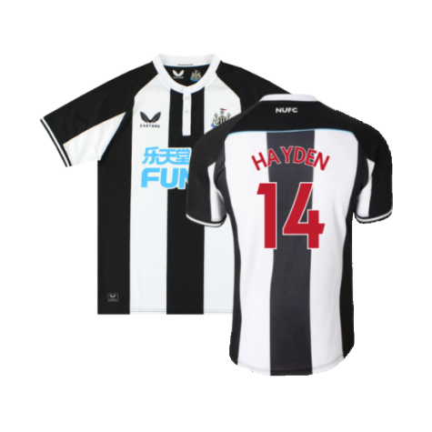 Newcastle United 2021-22 Home Shirt (M) (Mint) (HAYDEN 14)