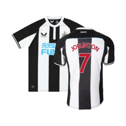 Newcastle United 2021-22 Home Shirt (M) (Mint) (JOELINTON 7)