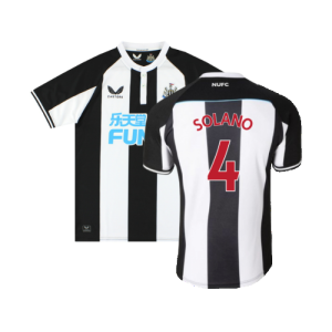 Newcastle United 2021-22 Home Shirt (M) (Mint) (SOLANO 4)