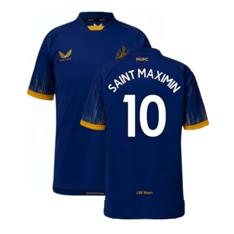 Newcastle United 2022-23 Away Shirt (Sponsorless) (XXL) (Excellent) (SAINT MAXIMIN 10)