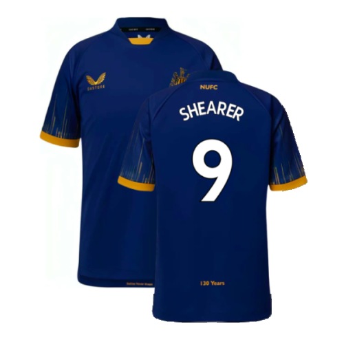 Newcastle United 2022-23 Away Shirt (Sponsorless) (XXL) (Excellent) (SHEARER 9)