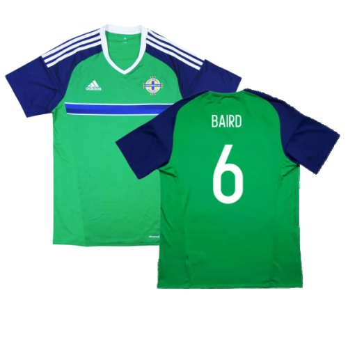 Northern Ireland 2016-17 Home Shirt (S) (Excellent) (Baird 6)