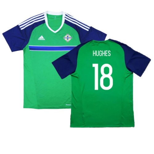 Northern Ireland 2016-17 Home Shirt (S) (Excellent) (Hughes 18)