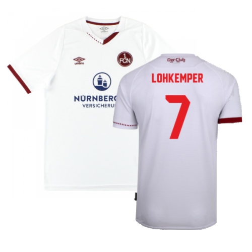 Nurnberg 2020-21 Away Shirt (L) (Mint) (Lohkemper 7)