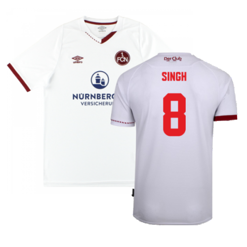 Nurnberg 2020-21 Away Shirt (L) (Mint) (Singh 8)