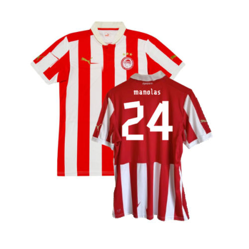 Olympiacos 2012-13 Home Shirt (Excellent) (Manolas 24)