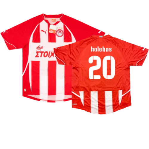 Olympiakos 2010-11 Home Shirt (M) (Good) (Holebas 20)