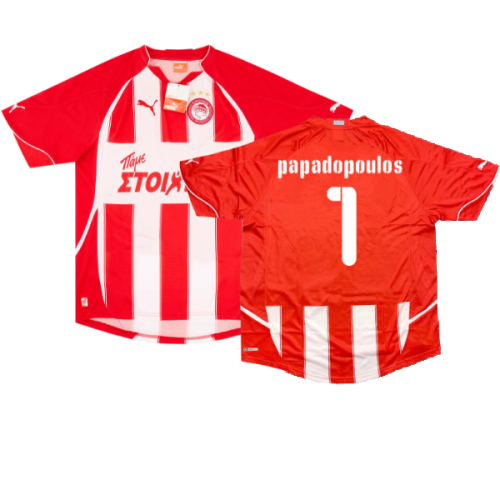 Olympiakos 2010-11 Home Shirt (M) (Good) (Papadopoulos 1)