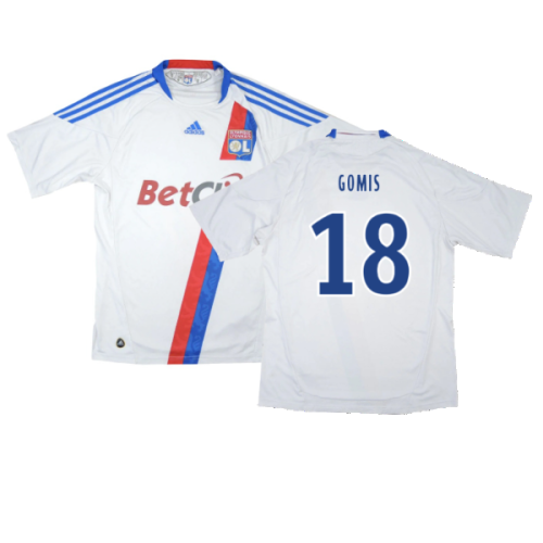 Olympique Lyon 2010-11 Home Shirt (Good) (Gomis 18)