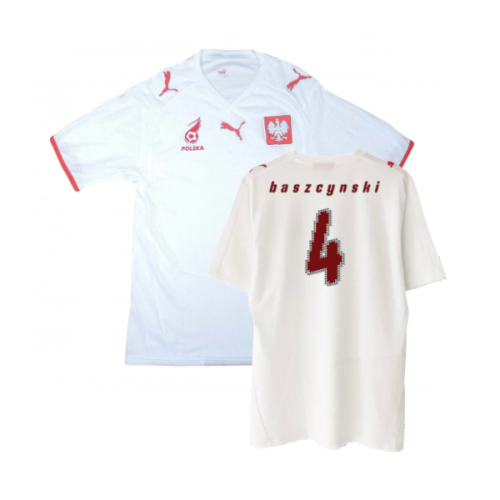 Poland 2008-09 Home Shirt (XXL) (Excellent) (Baszcynski 4)