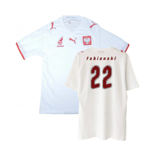 Poland 2008-09 Home Shirt (L) (Mint) (Fabianski 22)