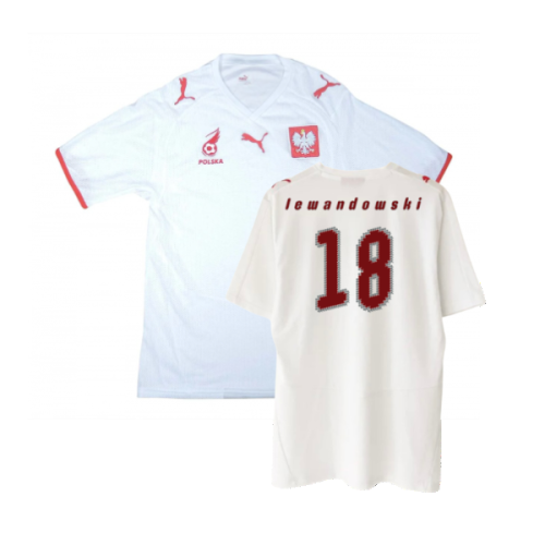 Poland 2008-09 Home Shirt (XXL) (Excellent) (Lewandowski 18)