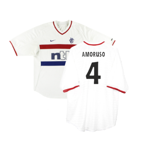 Rangers 2000-01 Away Shirt (XL Boys) (Good) (AMORUSO 4)