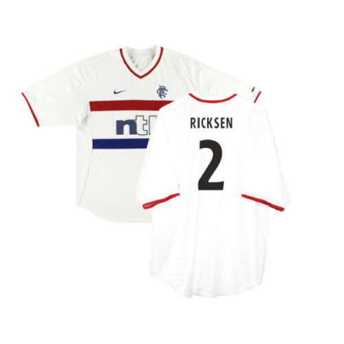 Rangers 2000-01 Away Shirt (XL Boys) (Good) (RICKSEN 2)