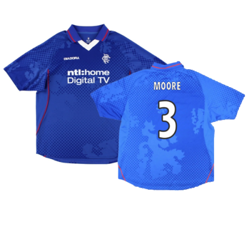 Rangers 2002-2003 Home Shirt (S) (Excellent) (Moore 3)