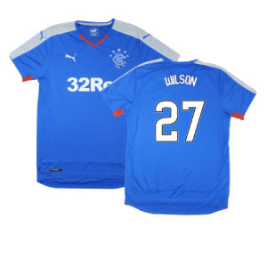 Rangers 2015-16 Home Shirt (S) (Excellent) (Wilson 27) Rangers 2015-16 Home Shirt (S) (Excellent) (Wilson 27)