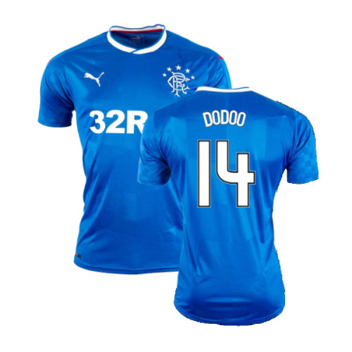 Rangers 2016-18 Home Shirt (XL) (Excellent) (Dodoo 14)