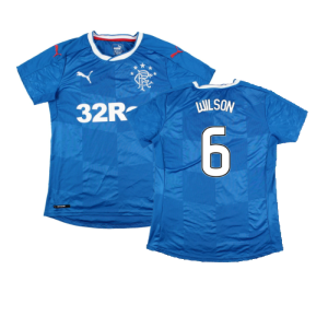 Rangers 2016-18 Women\\\'s Home Shirt (Ladies 12) (Excellent) (Wilson 6) Rangers 2016-18 Women\\\'s Home Shirt (Ladies 12) (Excellent) (Wilson 6)