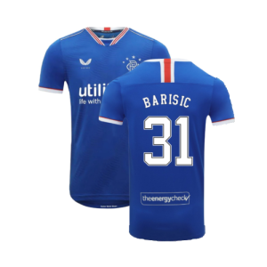 Rangers 2020-21 Home Shirt (S) (Mint) (BARISIC 31)