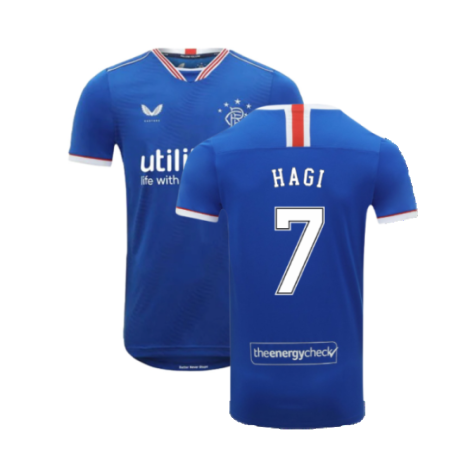 Rangers 2020-21 Home Shirt (S) (Mint) (HAGI 7)