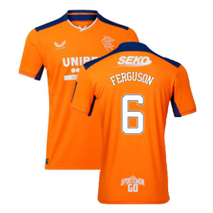 Rangers 2022-23 Third Shirt (XL) (Mint) (FERGUSON 6)