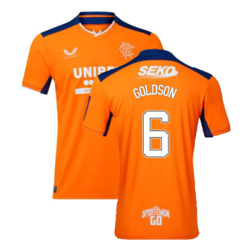 Rangers 2022-23 Third Shirt (4XL) (Mint) (GOLDSON 6)