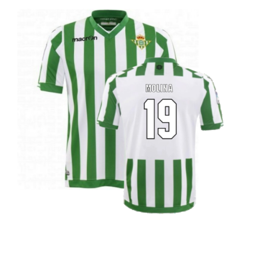 Real Betis 2014-15 Home Shirt (S) (Excellent) (Molina 19)