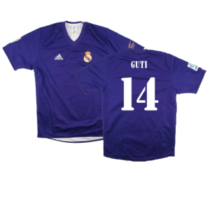 Real Madrid 2001-02 Anniversary Third Shirt (S) (Excellent) (Guti 14) Real Madrid 2001-02 Anniversary Third Shirt (S) (Excellent) (Guti 14)