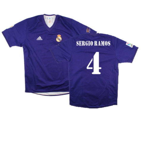 Real Madrid 2001-02 Anniversary Third Shirt (S) (Excellent) (Sergio Ramos 4)