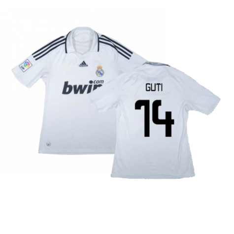 Real Madrid 2008-09 Home Shirt (L) (Very Good) (Guti 14)