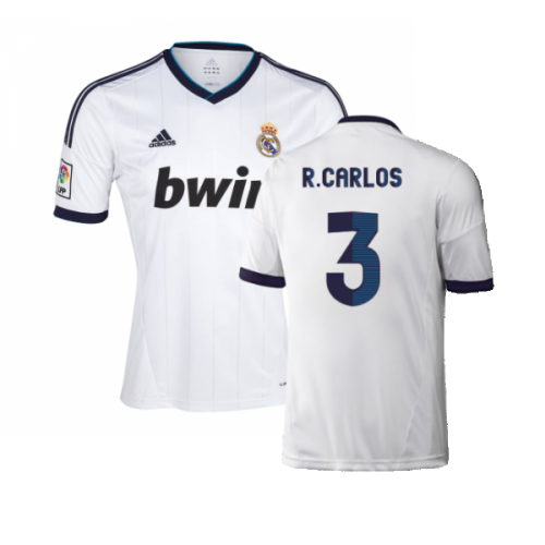 Real Madrid 2012-13 Home Shirt (XL) (Very Good) (R.Carlos 3)