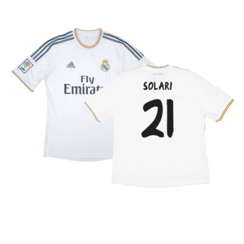 Real Madrid 2013-14 Home (M) (Very Good) (SOLARI 21)