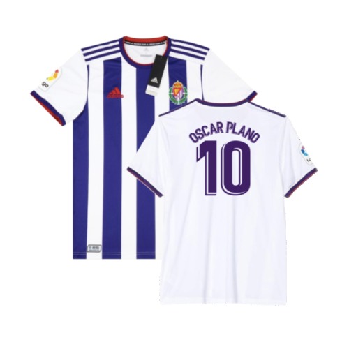 Real Valladolid 2019-2020 Home Shirt - Sponsorless (S) (BNWT) (Oscar Plano 10)