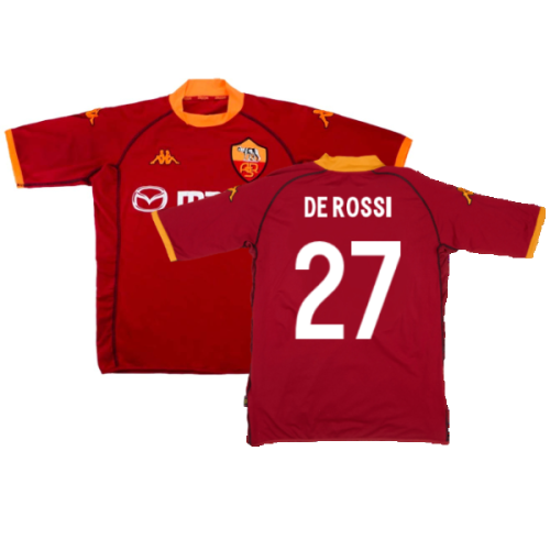 Roma 2002-03 Home (Excellent) (De Rossi 27)