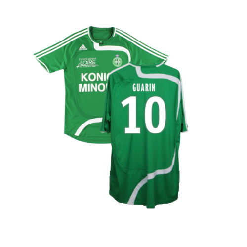 Saint Etienne 2007-08 Home Shirt (Very Good) (Guarin 10)