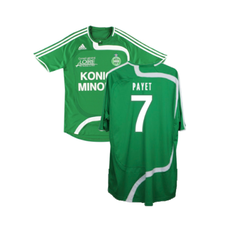 Saint Etienne 2007-08 Home Shirt (Very Good) (Payet 7)