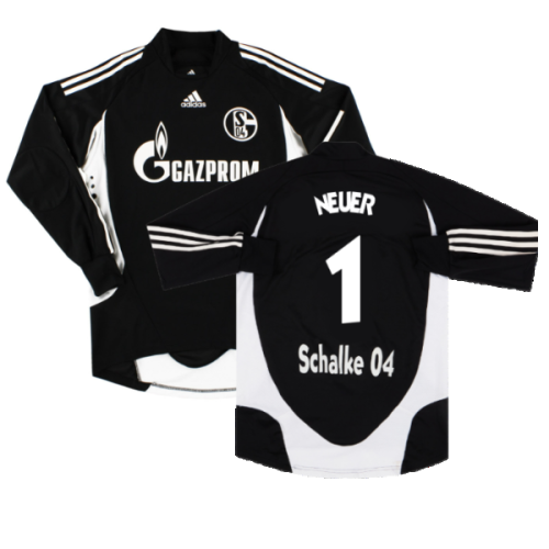 Schalke 2008-09 Player Version Goalkeeper Home Shirt (S) (Good) (Neuer 1)