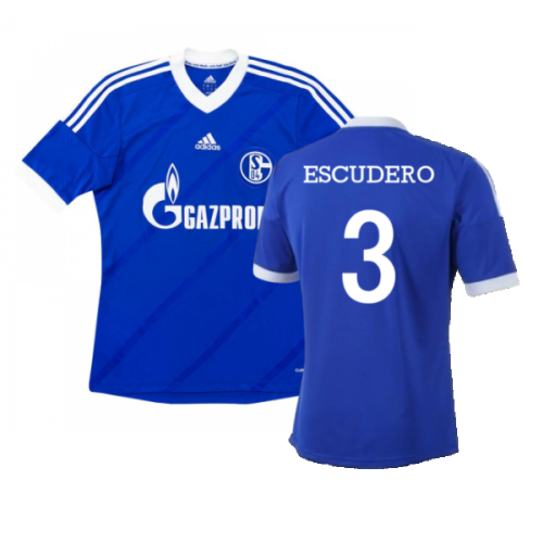 Schalke 2012-13 Home Shirt (Excellent) (Escudero 3)