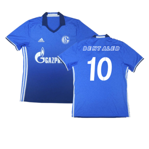 Schalke 2016-18 Home Shirt (M) (Excellent) (Bentaleb 10)