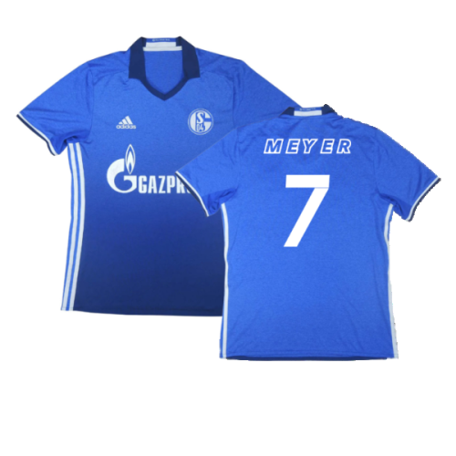 Schalke 2016-18 Home Shirt (Excellent) (Meyer 7)